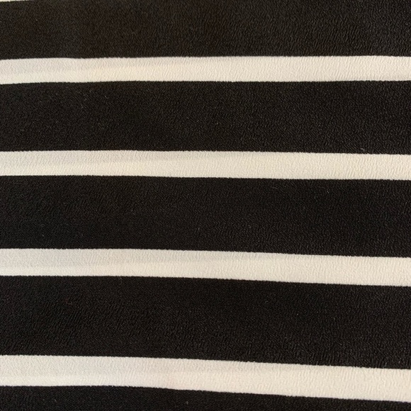 GAP Black Striped Breton Peplum Tank Top S - Picture 9 of 12